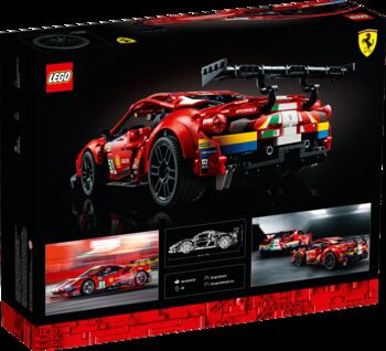 Technic Ferrari 488 GTE 'AF Corse #51', Lego 42125, Brett Field, Technic, Sandton