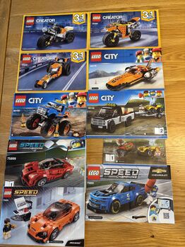 Vehicles bundle 7 sets from speed champions, city, and creator, Lego 31059, 60178, 60180, 60148, 75891, 75899, 75880, Karen H, Speed Champions, Maidstone