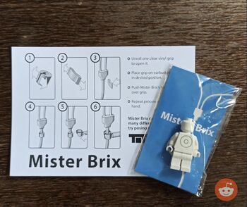 Very Rare Circa 2005 - Tomi Mister Pod Brix Figure (Signed), Lego 18, Harry, Minifigures, Weybridge 