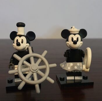 Vintage Mickey and Minnie, Disney cmf series 2, Lego, Farhad, Minifigures, Roshnee