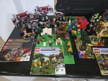 6 lego sets,figurines and sorted lego pieces Lego