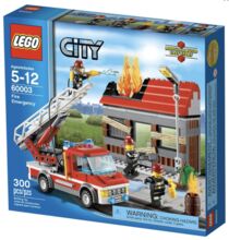 60003: Fire Emergency - Hard to find retired set Lego 60003