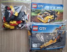 60113 Rally car and 60151Dragster Lego 60113_/60151