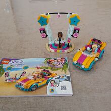 Andrea's car and stage Lego 41390