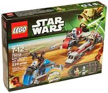 Brand New in Sealed Box! Barc Speeder with Sidecar! Lego