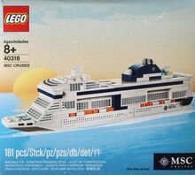 Brand New in Sealed Box! MSC Cruise Ship! Lego