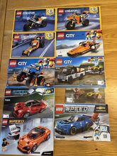 Vehicles bundle 7 sets from speed champions, city, and creator Lego 31059, 60178, 60180, 60148, 75891, 75899, 75880