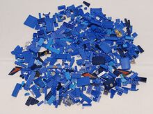 Mixed Blue Pieces Lego