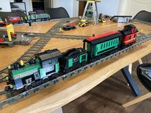 Grossartiges Set mit 3 Zügen und viel Zubehör Lego 3740 10015 10014 4513 4511 4512 4514 4519 4515 4531 4520