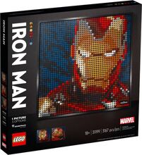 Iron Man Art Lego