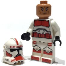 Clone Shock Trooper Coruscant Guard (Phase 2) - Nougat Head (Minifigure Only) Lego