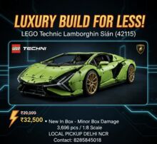 Lamborghini Sian New & sealed (Delhi NCR pickup) Lego 42115