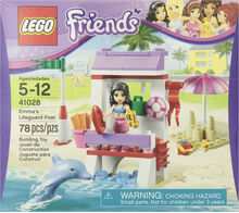 LEGO 41028 Friends Emma's Lifeguard Post Lego 41028