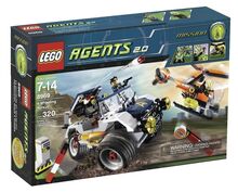 LEGO 8969 Agents 2.0 - Verfolgungsjagd auf vier Rädern, neu Lego 8969