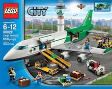 Lego City 60022 Cargo Terminal Plane Complete Lego 60022