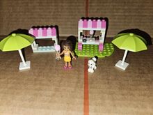 Lego Friends umbrellas & ice cream stand! Lego