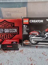 Lego Harley Davidson & perspex display box Lego