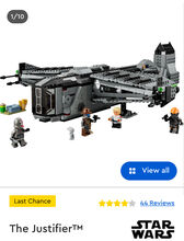 LEGO Star Wars. The Justifier Lego 75323