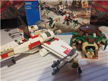 Lego Star Wars X-wing and house Lego 4502