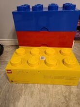 Lego Storage Bricks - 8 Knob. 1 New, 4 Opened Lego
