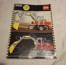 Lego Technic 8851, Vintage 1984, Pneumatik, Vollständig, ohne OVP mit Anleitung Lego 8851