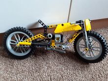 Lego Technic - Custom bopper bike! Yellow & light grey! Lego