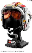 Luke Skywalker Helmet Lego 75327