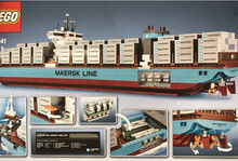 Maersk Triple E ship container Lego 10241