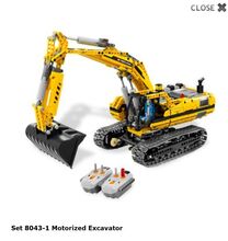 Motorized Excavator, Lego 8043, Sergio, Technic, Läufelfingen