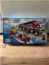 Off road fire truck and fireboat Lego 7213