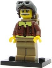 Pilot, Series 3 (Complete Set with Stand and Accessory) Lego col03-2