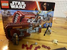 Rey's Speeder-gebraucht und komplett. Mit Anleitung und Box; Lego 75099