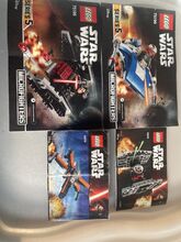 Star Wars A-wing vs TIE Silencer plus mini X-wing & TIE fighter Lego 75196