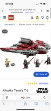 Star Wars Ahsoka Tano's T-6 Jedi shuttle Lego 75362