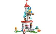Super Mario Cat Peach Suit and Frozen Tower Lego