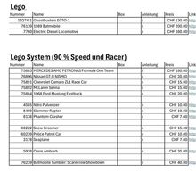 Systemsets Lego Lego