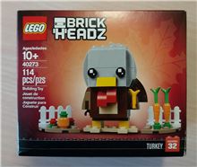Thanksgiving Turkey Brickheadz, Lego 40273, Tracey Nel, BrickHeadz, Edenvale