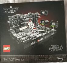 Death Star Trench Run Diorama Lego 75329