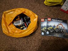 Tractor with Log Loader 8049 (& 8293 Power Functions) Lego 8049