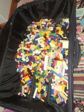 Assorted bricks, plates, accessories and figurines. Lego
