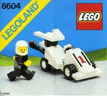 Vintage Formula 1 Racer Lego
