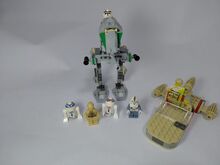 Vintage STAR WARS minifigures + 7250 Clone Scout Walker + 7110 Landspeeder. Lego