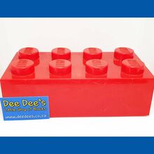 Alarm Clock, Brick 2 x 4 – Red Lego CT46052
