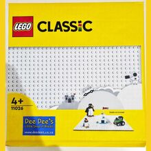 White Baseplate Lego 11026