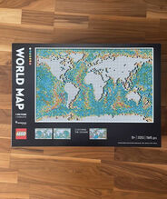 World map Weltkarte 31203 Lego ART Lego 31203