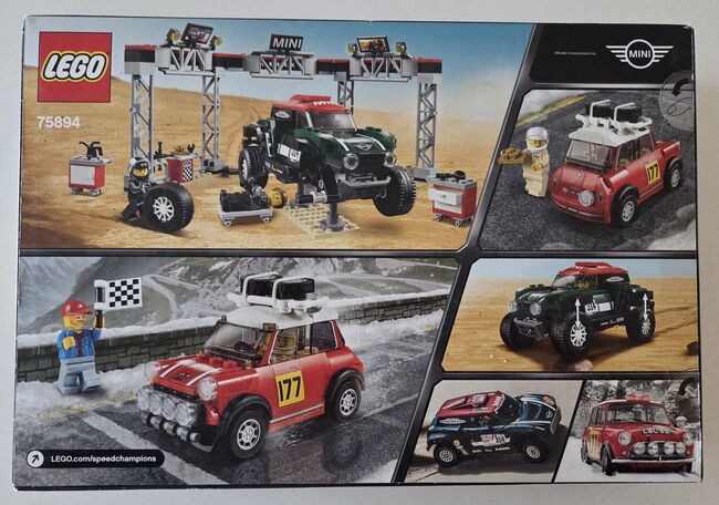1966 Mini Cooper S Rally and 2018 Mini John Cooper Works Buggy, Lego 75894, Thorsten Reisinger, Speed Champions, Johannesburg