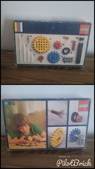 1975 Gear supplementary set, Lego 812, Edie, Universal Building Set, Abbildung 3