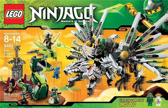 2012 Ninjago Epic Dragon Battle, Lego 9450, Christos Varosis, NINJAGO