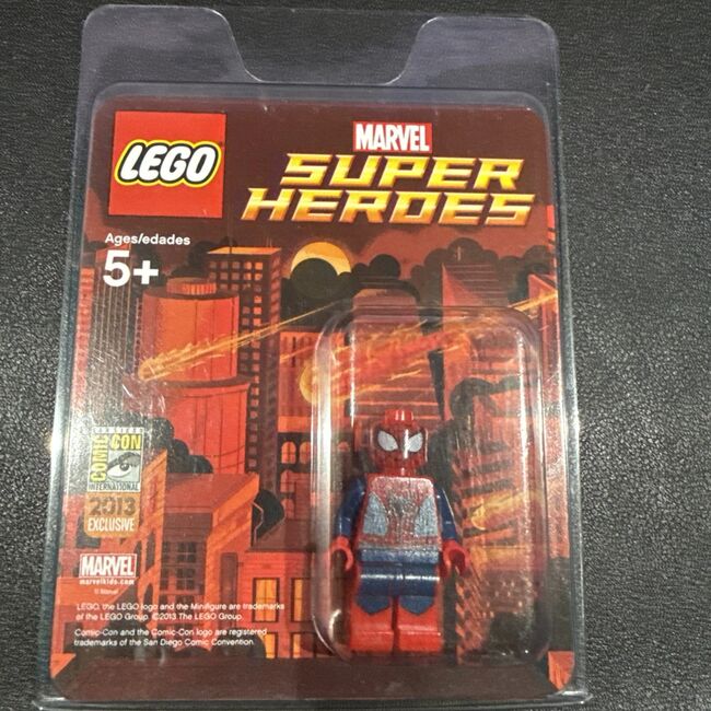 2013 LEGO Spiderman Marvel SDCC Spider-Man Minifigure Rare CAS 93 Raffle Ticket, Lego +5, Alex obrine, Super Heroes, Fairbanks, Abbildung 2