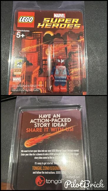 2013 LEGO Spiderman Marvel SDCC Spider-Man Minifigure Rare CAS 93 Raffle Ticket, Lego +5, Alex obrine, Super Heroes, Fairbanks, Abbildung 3